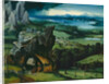 Landscape with St. Jerome, 1516-7 by Joachim Patenier or Patinir