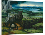 Landscape with St. Jerome, 1516-7 by Joachim Patenier or Patinir