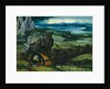 Landscape with St. Jerome, 1516-7 by Joachim Patenier or Patinir