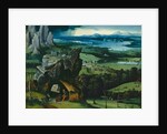 Landscape with St. Jerome, 1516-7 by Joachim Patenier or Patinir