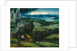 Landscape with St. Jerome, 1516-7 by Joachim Patenier or Patinir