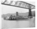 Under Poughkeepsie Bridge, New York, c.1906 by Detroit Publishing Co.