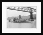 Under Poughkeepsie Bridge, New York, c.1906 by Detroit Publishing Co.
