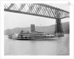Under Poughkeepsie Bridge, New York, c.1906 by Detroit Publishing Co.