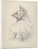 Danseuse debout, le bras droit levé , c.1891 by Edgar Degas