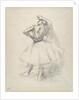 Danseuse debout, le bras droit levé , c.1891 by Edgar Degas