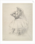 Danseuse debout, le bras droit levé , c.1891 by Edgar Degas