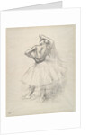 Danseuse debout, le bras droit levé , c.1891 by Edgar Degas