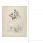 Danseuse debout, le bras droit levé , c.1891 by Edgar Degas