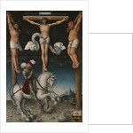 The Crucifixion with the Converted Centurion, 1538 by Lucas the Elder Cranach