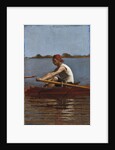 John Biglin in a Single Scull, 1874 by Thomas Cowperthwait Eakins