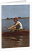 John Biglin in a Single Scull, 1874 by Thomas Cowperthwait Eakins