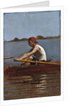 John Biglin in a Single Scull, 1874 by Thomas Cowperthwait Eakins