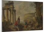 The Coliseum amongst Roman Ruins, c.1730 by Giovanni Paolo Pannini