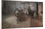Spinning By Firelight–The Boyhood of George Washington Gray, 1894 by Henry Ossawa Tanner