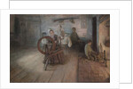 Spinning By Firelight–The Boyhood of George Washington Gray, 1894 by Henry Ossawa Tanner