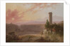 View of Lake Nemi at Sunset, c.1840-50 by Joshua Shaw