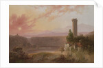 View of Lake Nemi at Sunset, c.1840-50 by Joshua Shaw