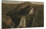 Falls of Tivoli by Jean Baptiste Camille Corot