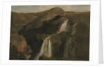 Falls of Tivoli by Jean Baptiste Camille Corot