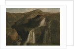 Falls of Tivoli by Jean Baptiste Camille Corot