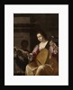 Woman Playing a Lute, 1638 by Jean Daret