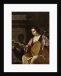 Woman Playing a Lute, 1638 by Jean Daret