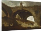 The Old Bridge, c.1760 by Hubert Robert
