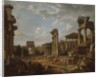 A Capriccio of the Roman Forum, 1741 by Giovanni Paolo Pannini or Panini