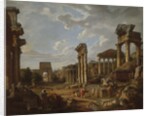 A Capriccio of the Roman Forum, 1741 by Giovanni Paolo Pannini or Panini
