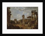 A Capriccio of the Roman Forum, 1741 by Giovanni Paolo Pannini or Panini