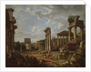 A Capriccio of the Roman Forum, 1741 by Giovanni Paolo Pannini or Panini