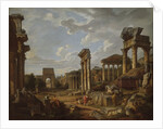 A Capriccio of the Roman Forum, 1741 by Giovanni Paolo Pannini or Panini
