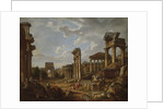 A Capriccio of the Roman Forum, 1741 by Giovanni Paolo Pannini or Panini