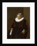 Portrait of an Elderly Woman, traditionally called Mevrouw Bodolphe, 1643 by Frans Hals