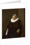 Portrait of an Elderly Woman, traditionally called Mevrouw Bodolphe, 1643 by Frans Hals