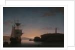 Lighthouse at Camden, Maine, 1851 by Fitz Henry Lane
