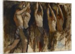Men at an Anvil, study for The Spirit of Vulcan, c.1904-8 by Edwin Austin Abbey