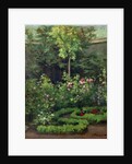 A Rose Garden, 1862 by Camille Pissarro