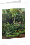 A Rose Garden, 1862 by Camille Pissarro