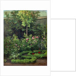 A Rose Garden, 1862 by Camille Pissarro