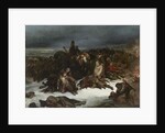 The Retreat of Napoleon’s Army from Russia in 1812, 1826 by Ary Scheffer