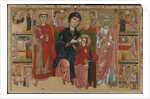 Virgin and Child Enthroned with Saints Leonard and Peter and Scenes from the Life of Saint Peter, c.1280 by Master of the Magdalen