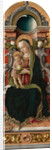 Madonna and Child Enthroned with Donor, 1470 by Carlo Crivelli