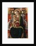 Madonna and Child Enthroned with Donor, 1470 by Carlo Crivelli