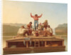 The Jolly Flatboatmen, 1846 by George Caleb Bingham