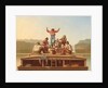 The Jolly Flatboatmen, 1846 by George Caleb Bingham