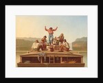The Jolly Flatboatmen, 1846 by George Caleb Bingham