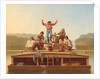 The Jolly Flatboatmen, 1846 by George Caleb Bingham