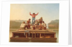 The Jolly Flatboatmen, 1846 by George Caleb Bingham